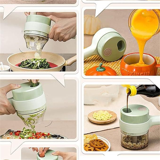 Slice, Grind, Mix and Store - All in One!