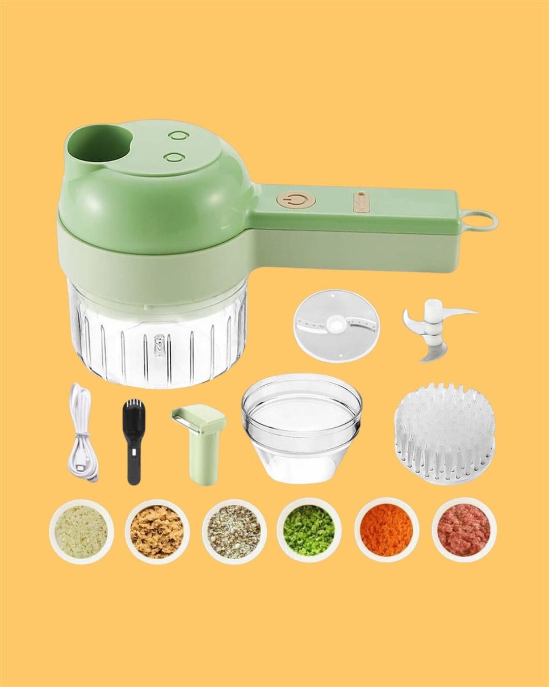 Slice, Grind, Mix and Store - All in One!