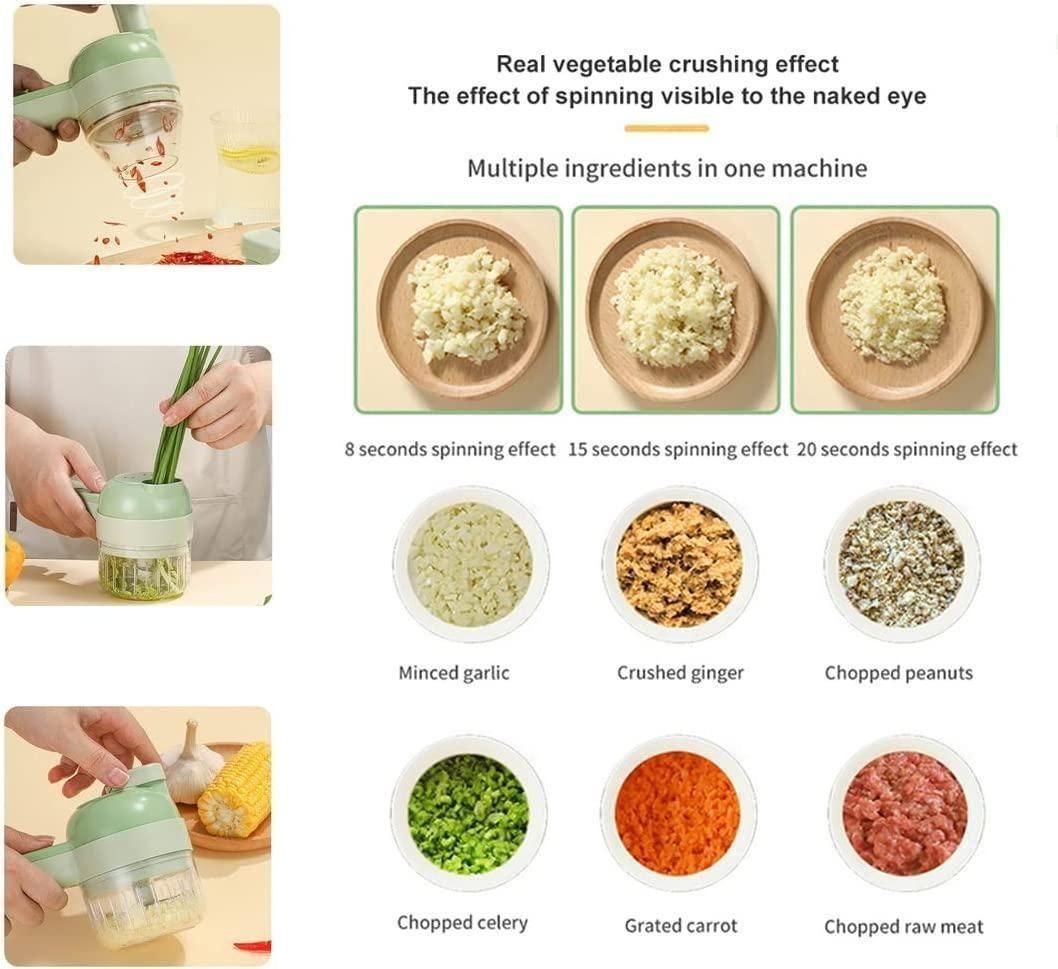 Slice, Grind, Mix and Store - All in One!