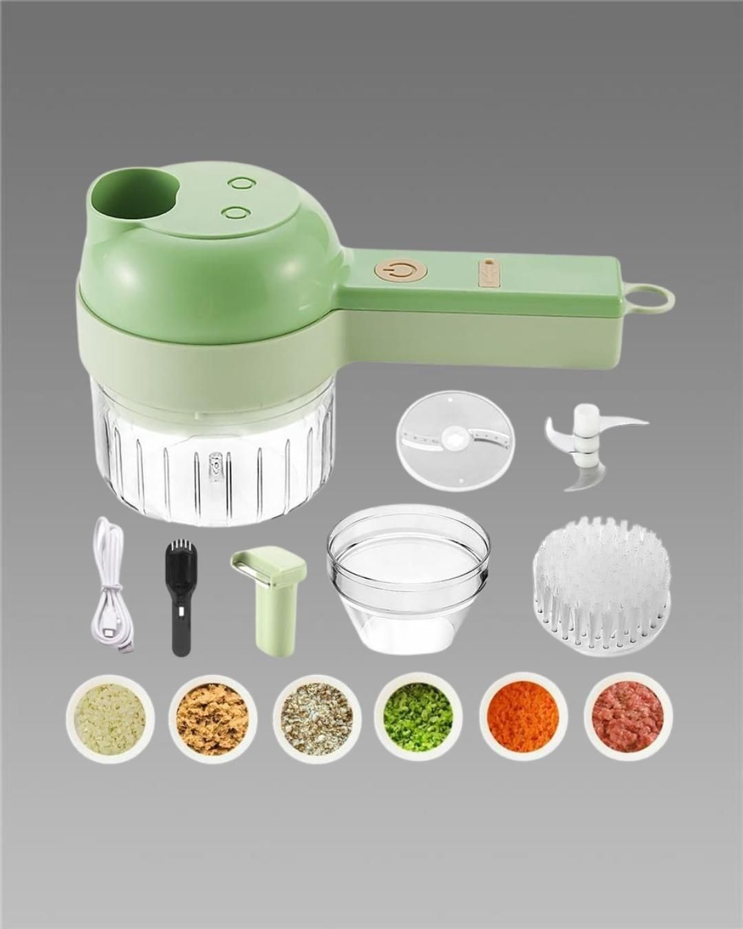 Slice, Grind, Mix and Store - All in One!