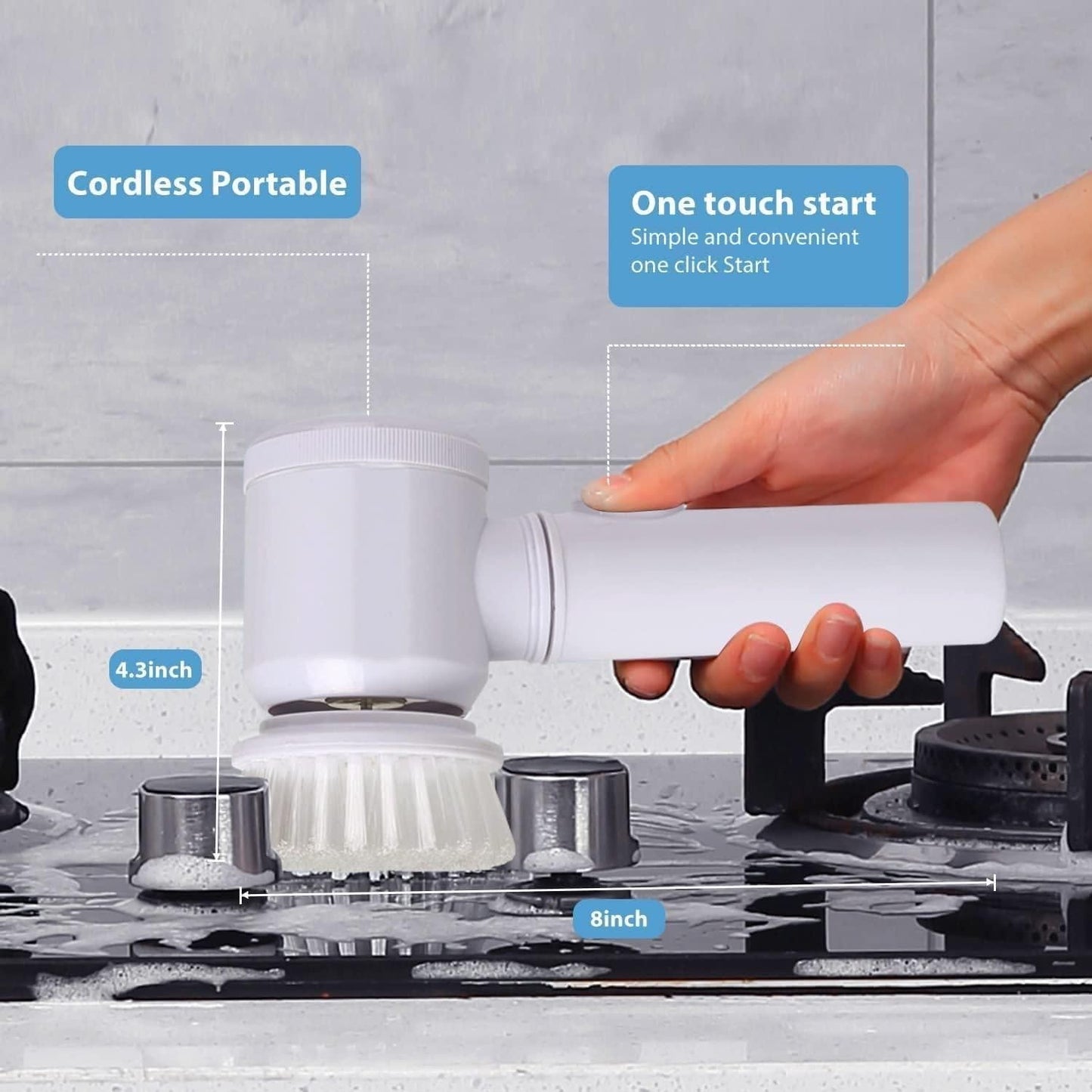 5 in 1 Handheld Kitchen Cleaning Brush