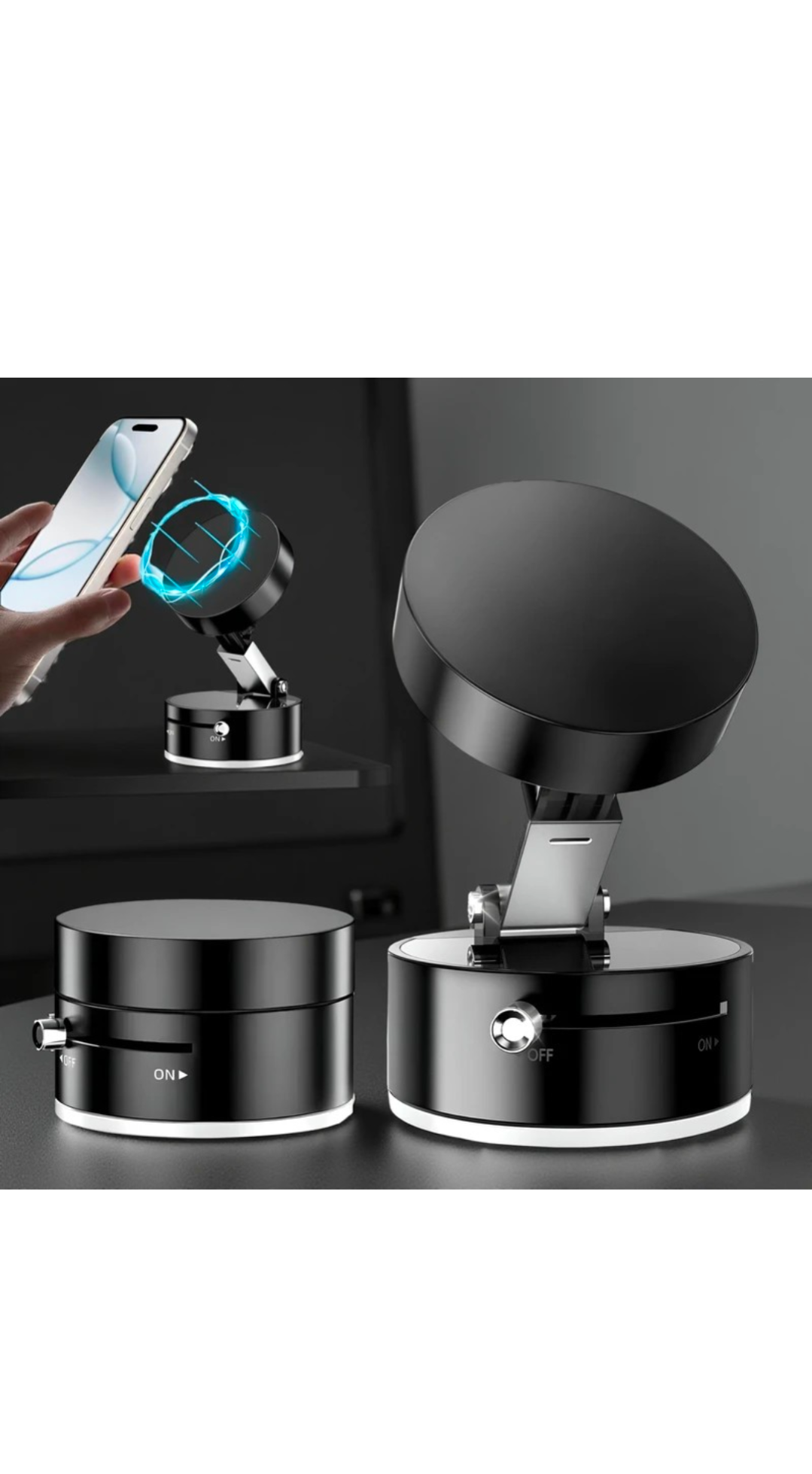 Vacuum Magnetic Suction Phone Holder
